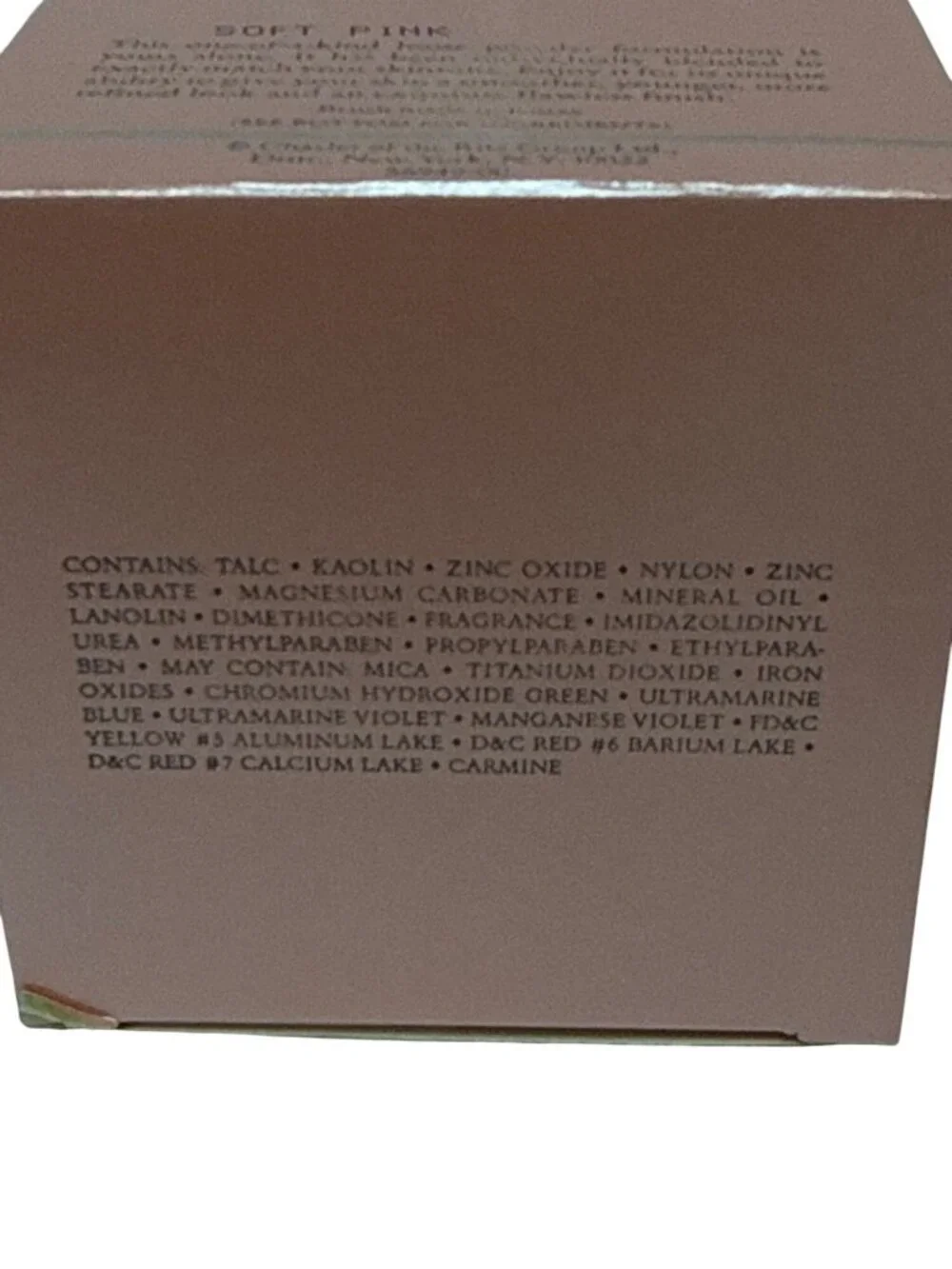 Charles of the Ritz Custom Blended Powder 1.5 OZ Soft Pink With Brush NIB